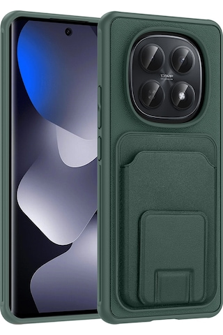 Nihcase Xiaomi Redmi Note 15 4g Kılıf Kartlıklı Standlı Square Folding Kılıf