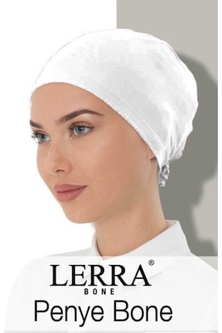 Lerra Dikişli Penye Bone Beyaz Lerra Dikişli Penye Bone Beyaz