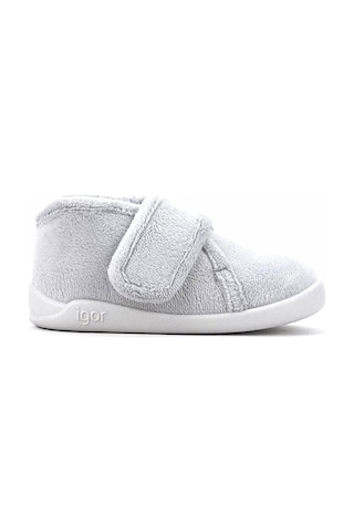 İgor Unisex Çocuk Homie Cırtlı Yumuşak Panduf - Gri 017-piedra