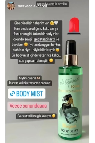 Eda Taşpınar Squat Illusion Vücut Spreyi 200 ML
