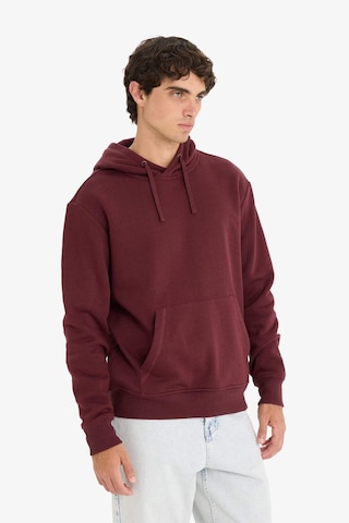 Defacto Regular Fit Kapüşonlu İçi Yumuşak Tüylü Bordo Erkek Sweatshirt X8283az/br230 Bordo