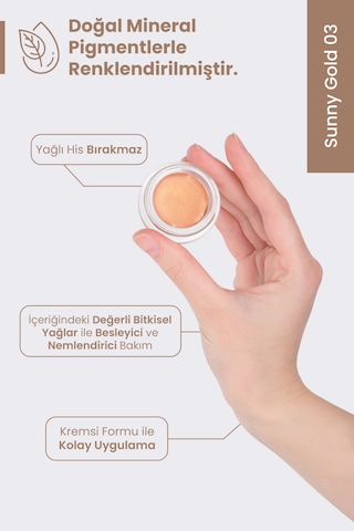 Bade Natural Krem Göz Farı 03 Sunny Gold