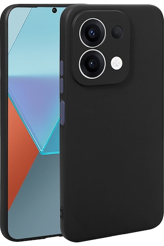 Redmi 15c Kılıf Zore Premier Silikon Kapak - Siyah Siyah
