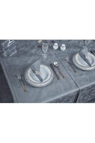 Misiny-Carlton Gri Masa Örtüsü