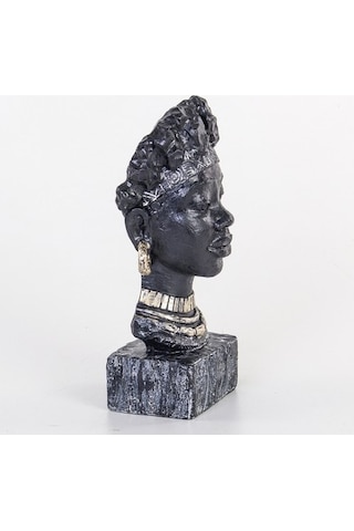Euro Flora Afrikalı Kadın Büst 13X9X30 Cm
