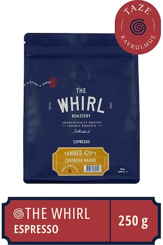 The Whirl Espresso Tanned Çekirdek Kahve 250 G