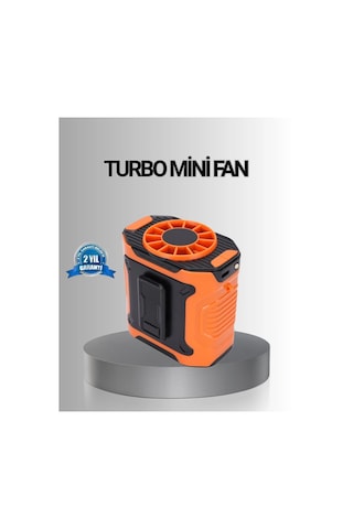 Mey Najmaddin Turbo Mini Taşınabilir Fan 100 Kademeli Dijital Hız Kontrolü Ve Type-c Şarj Najmaddin