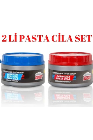 Autokit Pasta Cila 2 Li Set Çizik Giderici ve Carnauba Pasta Cila