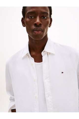 Pıgment Dyed Lı Solıd Rf Shırt Erkek Beyaz Gömlek - Mw0mw34602 Beyaz