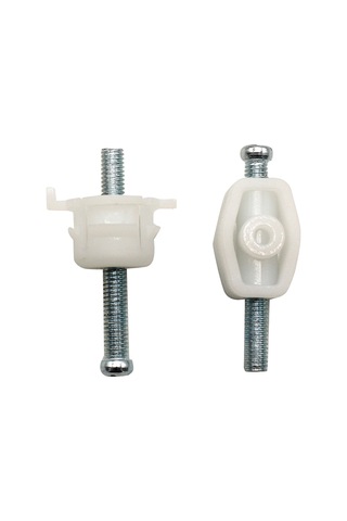 Yuntech01 Vw T4 Transporter Ön Far Ayar Vida Seti, Demir Ve Plastik Malzeme, Dayanıklı, Kolay Kurulum, 2 Adet Gümüş Beyaz