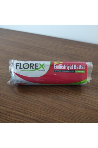 Florex Endüstriyel Battal Boy Çöp Torbası 20 x 10'lu 72 x 95 CM