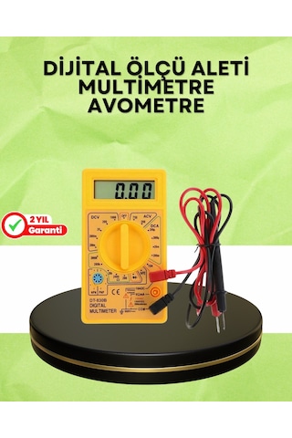 Profesyonel Dijital Multimetre Volt Amper Semeglbl - 29 Direnç Ölçümü