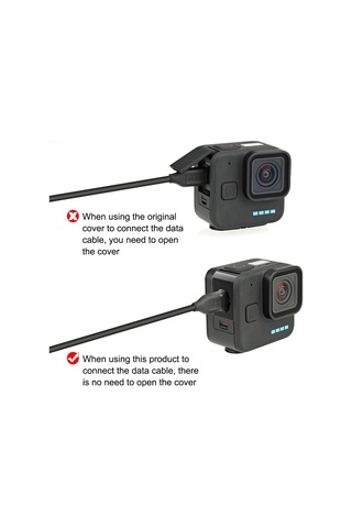 Ranyeek Gopro Hero 11 Black Mini Kamera İçin Metal Akü Kapak A Modeli Pu912b - Sadece Kapak Dahil