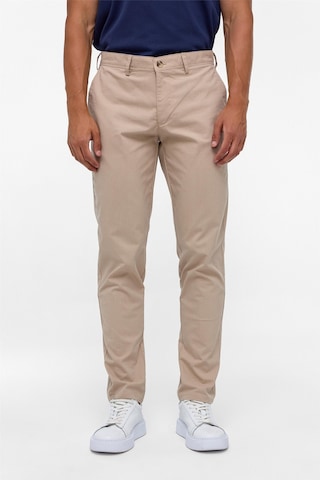 Süvari Bej Regular Armürlü Pantolon