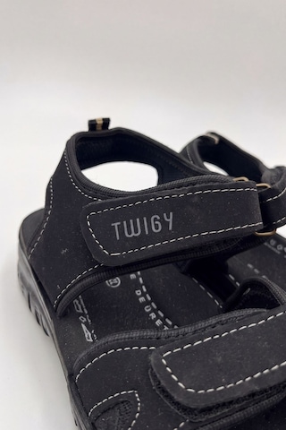 Twigy Adventure Çocuk Sandalet Siyah 28/35