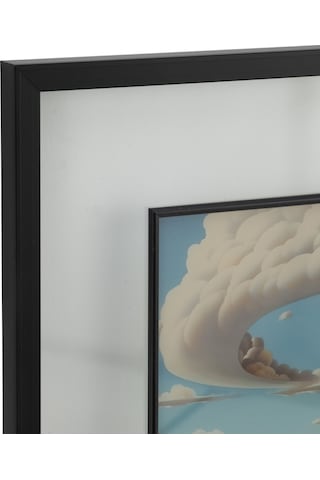 Lumen Çerçeveli Cam Tablo 60x60 Cm