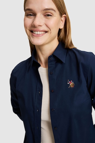 U.S. Polo Assn. Kadın Lacivert Uzun Kollu Basic Gömlek 50329503-vr033