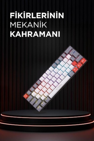 Torima TK-11 Mekanik Kablosuz Blue Switch RGB Oyuncu Q Klavye