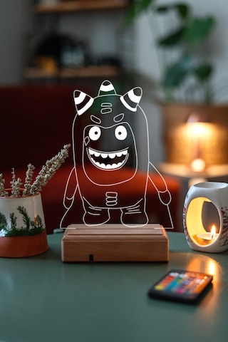 Çocuklar Için Hediye Oddbods 16 Renk Gece Lambası