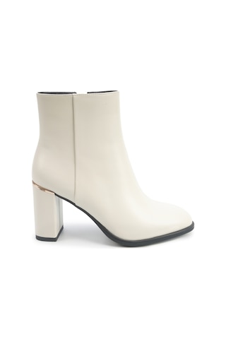 Nine West Olga 5pr Kırık Beyaz Kadın Topuklu Bot 000000000102012106 Beyaz