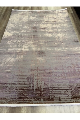 Hoom Rugs Emp Milan Ml016 180x260 Modern Tozumaz Halı Gri - Mürdüm