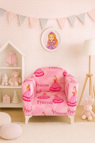 Pembe Prenses Temalı 0/6 Yaş Ayaklı Çocuk Koltuğu Pembe