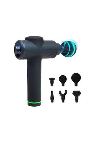 Prıxton Masaj Tabancası Xtreme Mgf200 Güç 45w, 3300 Rpm, 30 Hız, 6 Kafa, Kablosuz Ve Hafif Tasarım, Evrak Çantası Dahil