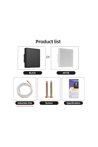 Jeehugo Siyah Akıllı Su Isıtma Termostati, Tam Dokunmatik Kontrol, Çocuk Kilidi, Ntc Sensör, Otomatik/manuel Mod, 3a, Durum Belleği