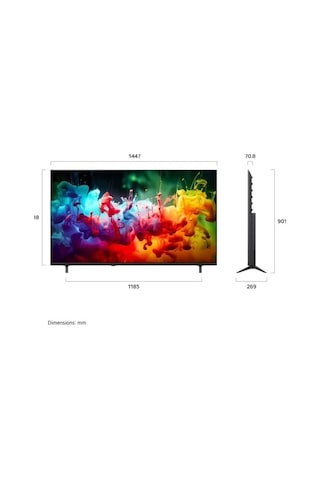 LG 65QNED7EB3C 65" 165 Ekran Uydu Alıcılı 4K Ultra HD webOS Smart MiniLED TV