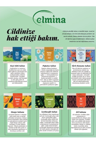 Elmina Sabun Alovera Doğal Sabun 100 Gr