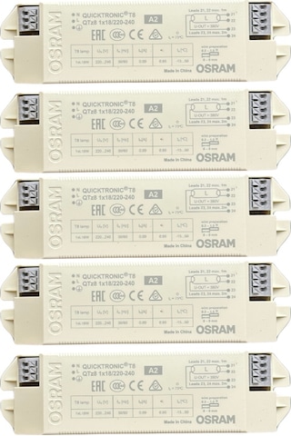 Osram 1x18 Balast Elektronik Balast 5 Adet