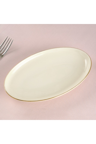 Aryıldız Hazel Gold Kayık Tabak 20 Cm Renkli