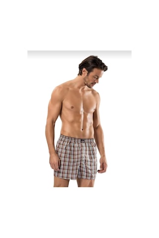 Erdem 1440 Erkek Desenli Poplin Boxer 12 Adet Çok renkli Çok Renkli