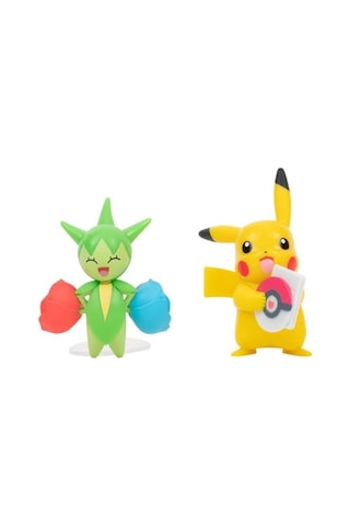 Pokemon Battle Figür Pikachu Ve Roselia Pkw2487 Pokemon