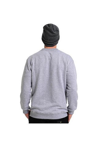 Sportive Alicante Erkek Gri Günlük Stil Sweatshirt 24ke003-grı Gri