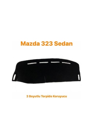 Mazda 323 Sedan 3 Boyutlu Vip Deri Torpido Örtüsü