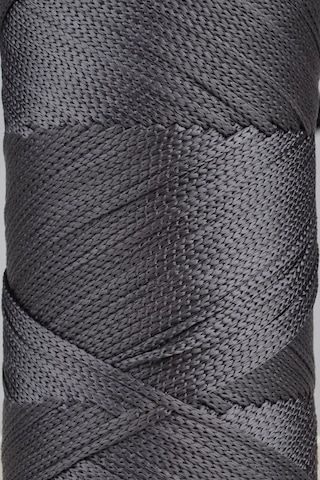 2 Mm - 200 Gr Polyester Makrome Ipi Koyu Gri 230 M Polyester Makrome Ip Supla Ip Ve Çanta Ipliği