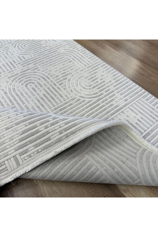 Hoom Rugs Markiz 1138 Krem Modern Pamuk Taban Halı Krem