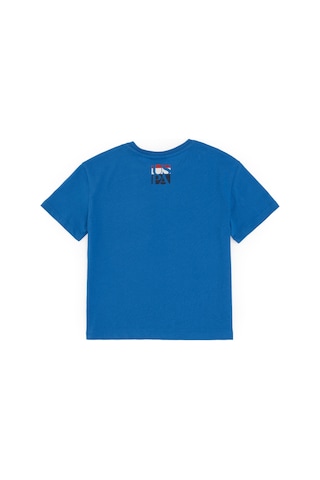 U.S. Polo Assn. Erkek Çocuk Kobalt Bisiklet Yaka Tişört 50295428-VR077