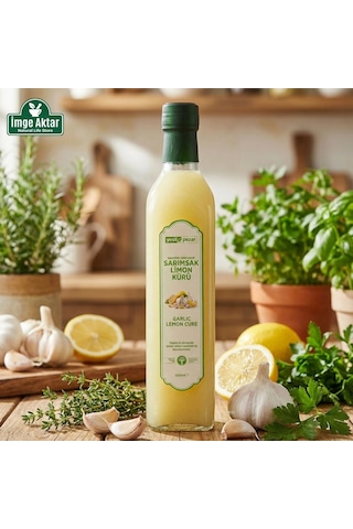 Taşköprü Sarımsak Limon Kürü 500 Ml - Geleneksel Fermente Karışım