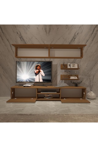 Decoraktiv Eko 5 Mdf Dvd Tv Ünitesi Tv Sehpası Ceviz