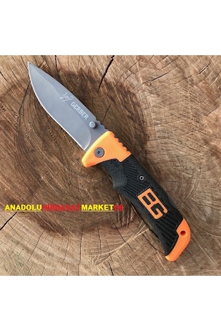 Gerber Çakı Mini Cep Çakısı Avcı Kampçı Bıçağı Mini Çelik Bıçak Siyah