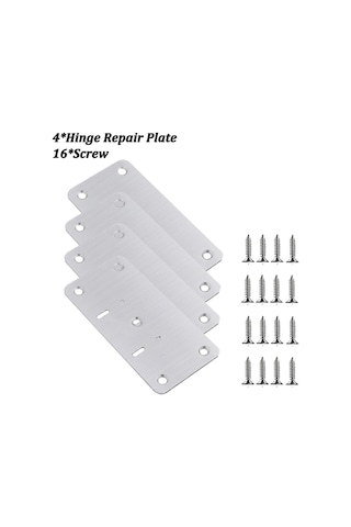 Mutfak Dolabı Tamir Plakası, Çelik Aksesuar İ 4pcs D,2pcs