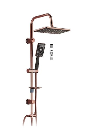 6977r Duş Sistemi Rose Bronz