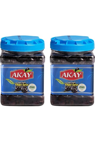Akay Zeytin Jumbo Yağlı Sele 1 Kg 230-260 Kal X 2 Adet
