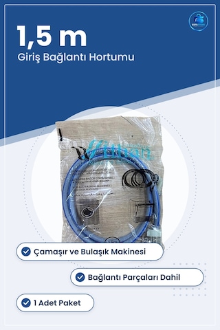 Temiz Su Giriş Hortumu 1,5 M Çamaşır Ve Bulaşık Makinesi İçin Bey