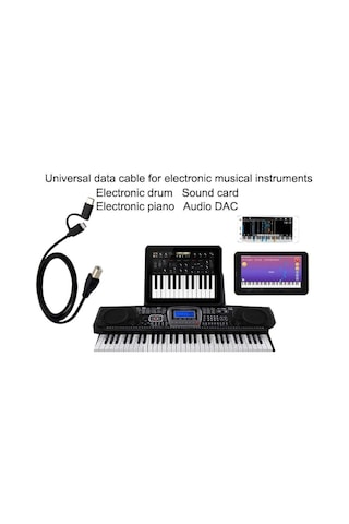 Lunatic 3351 Type C +micro Usb Yazıcı Printer Piyano Bağlantı Kablosu Hızlı Usb C Usb B Ci Sku: Smgstk6e2f7ac776