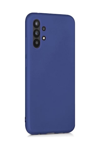Samsung Galaxy Uyumlu A13 4g Esnek Soft Tasarım Dayanıklı Kılıf Ve Tam Kaplayan Ekran Koruyucu Col177329-lacivert