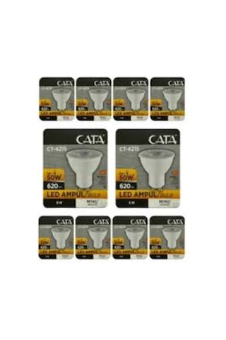Ct-4215 8w Gu10 3200k Günışığı Led Ampul 6 Adet