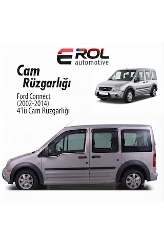 Ford Connect 2002-2014 4'lü Mugen Cam Rüzgarlığı